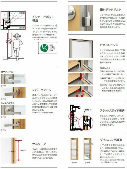 サーモスL 採風勝手口ドア 06020 W640 x H2030 LIXIL アルミサッシ