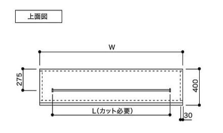 枕棚セット 南海プライウッド 棚収納 収納棚 框付き パイプ付き C